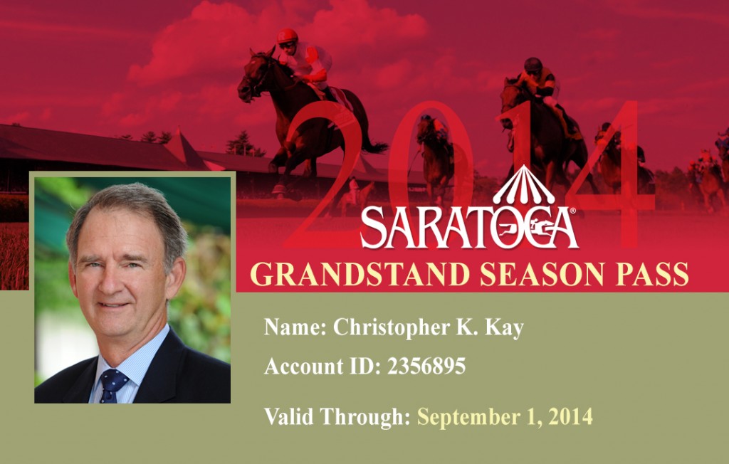 Saratoga Grandstand Season Pass
