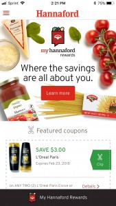 My Hannaford Rewards app