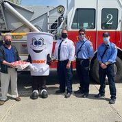 DUNKIN’ DELIVERS $7,500 IN GIFT CARDS TO CAPITAL REGION FIRE DEPARTMENTS IN CELEBRATION OF PAY IT FORWARD DAY