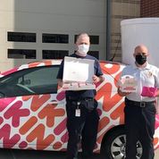 DUNKIN’ DELIVERS $1,000 IN GIFT CARDS TO WESTERN MASSACHUSETTS FIRST RESPONDERS IN CELEBRATION OF PAY IT FORWARD DAY