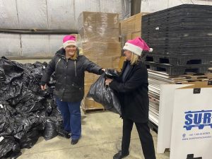 Gretchen Cantwell (right), who serves as Director of Operations for Westside Donuts Albany, a Dunkin’ franchisee network, and Westside Donuts Albany District Manager Kelly Koepp (left)