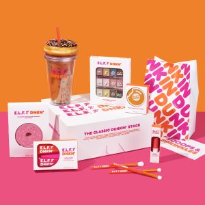 E.L.F. COSMETICS AND DUNKIN’ DROP THE MOST EYE-POPPING COLLAB OF THE SEASON